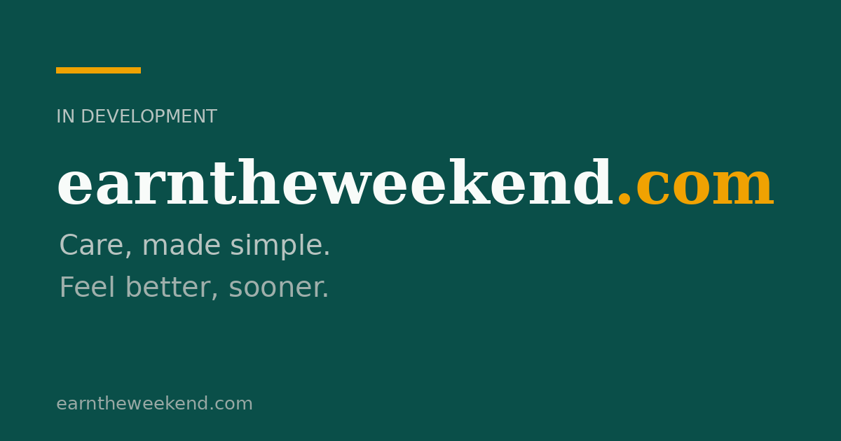 Link preview image for earntheweekend.com